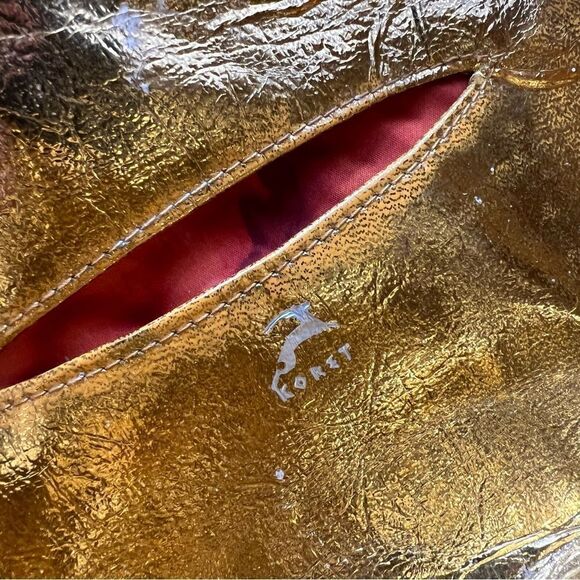 KORET Vintage 60’s Gold & Silver Woven Metal Handbag - Picture 8 of 12